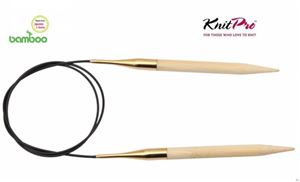 Bild von KnitPro Bamboo Rundstricknadel 80cm / Stärke 5.5 mm