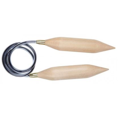 Bild von Knit Pro Jumbo Rundstricknadeln Birke 20 mm