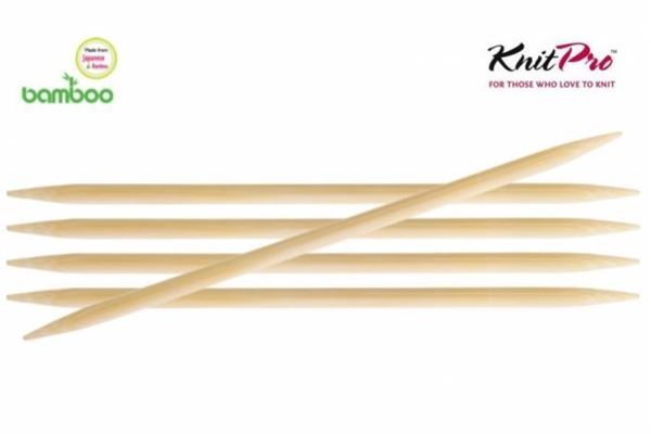 Bild von Knit Pro Bamboo Nadelspiel  15 cm