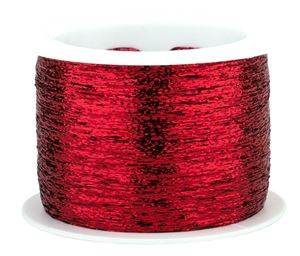 Bild von Woolly Hugs Glitzer Beilaufgarn | 1 Spule mit 1000m rot