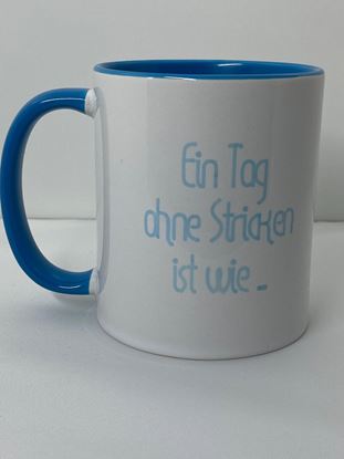 Bild von Tasse Kaffeetasse Teetasse B-Ware -blau